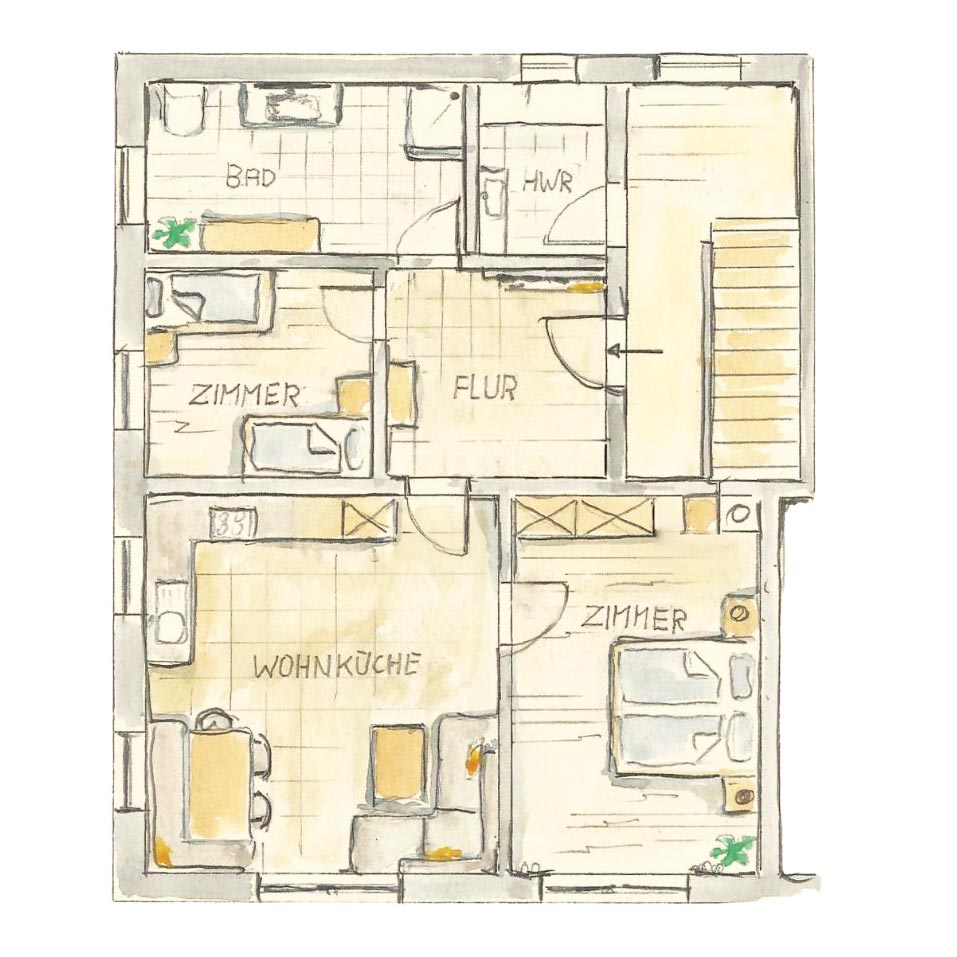 grundriss ferienwohnung alpenzauber eberhol